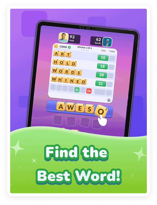 Word Roll game illustration