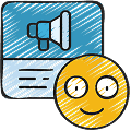 No ads icon
